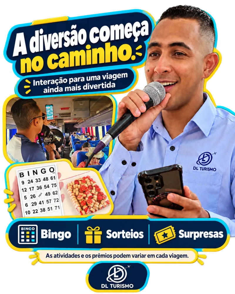 Diversão a bordo do ônibus